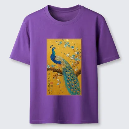 Tokyo-Tiger The Peacock's Silent Elegance Classic T-Shirt
