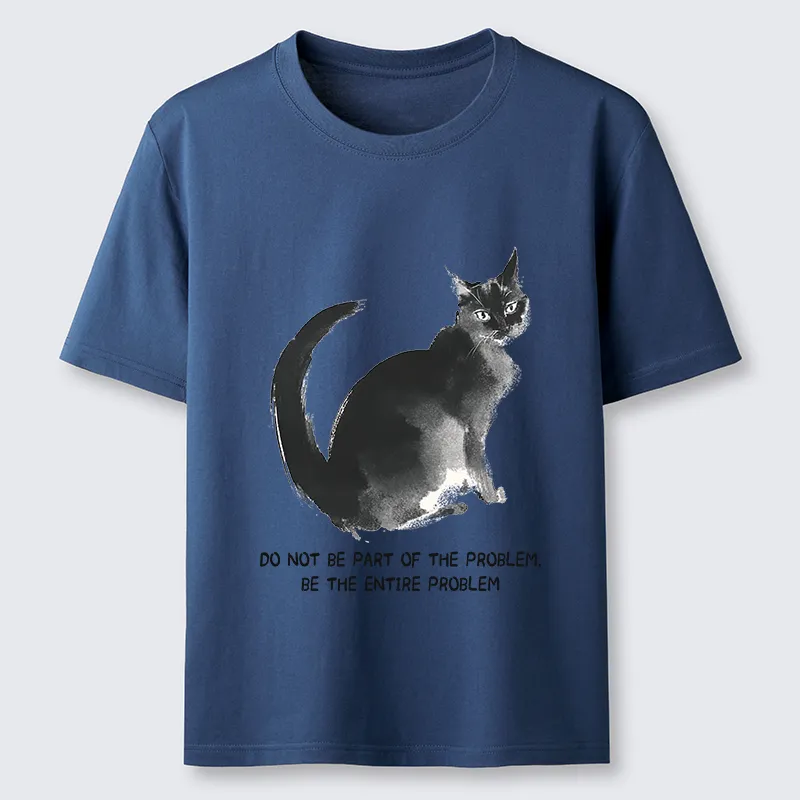 Tokyo-Tiger Funny Cat Be The Entire Problem Classic T-Shirt