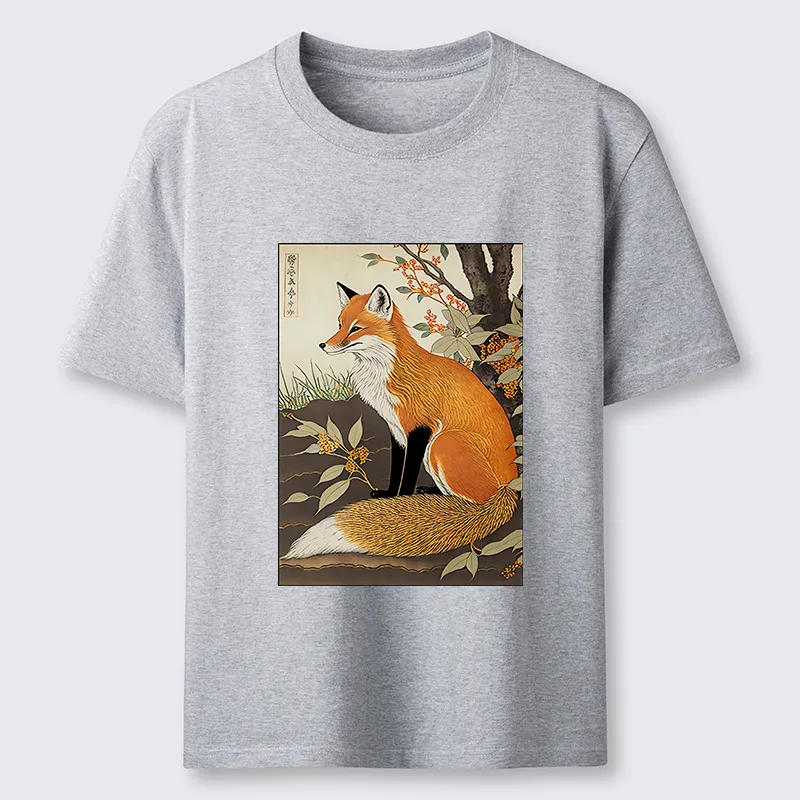 Tokyo-Tiger Ukiyo-e Fox Classic T-Shirt