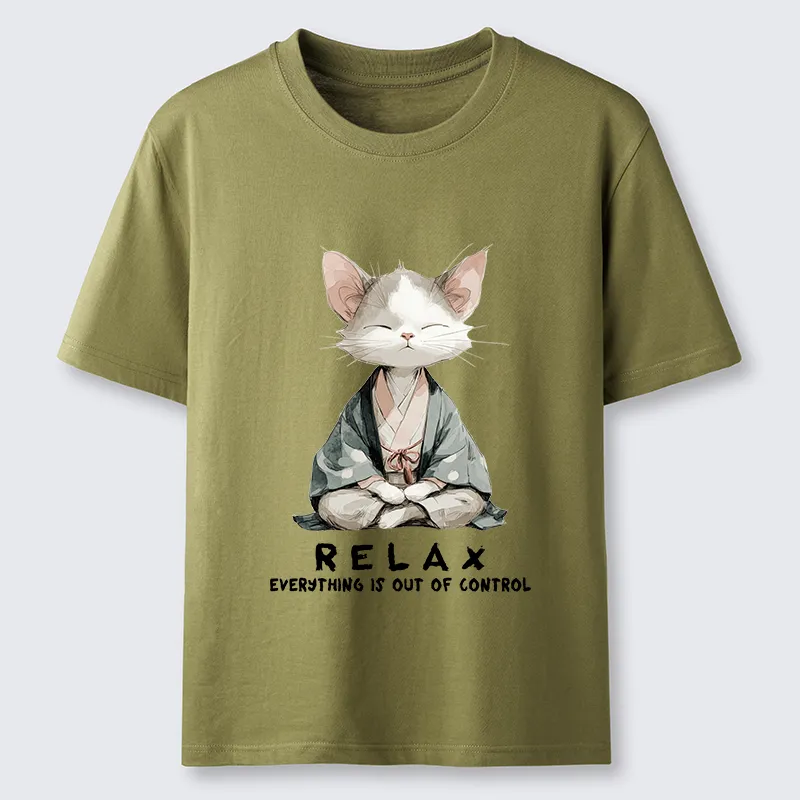 Tokyo-Tiger Zen Cat Relaxation，Everything's Out Of Control Classic T-Shirt
