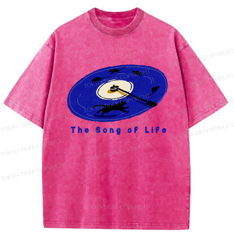 Tokyo-Tiger The Song Of Life Washed T-Shirt
