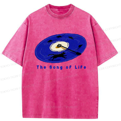 Tokyo-Tiger The Song Of Life Washed T-Shirt