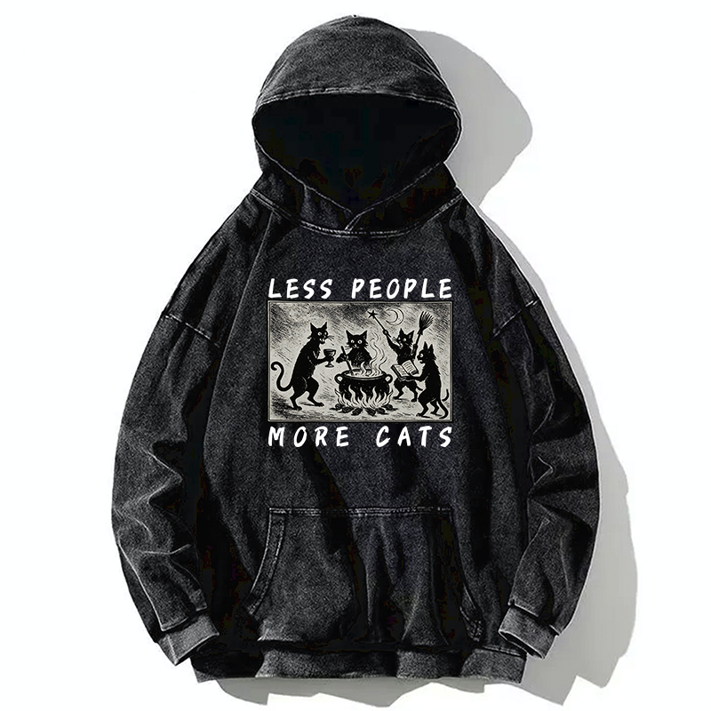 Tokyo-Tiger Cat Sacrifice Ceremony Washed Hoodie