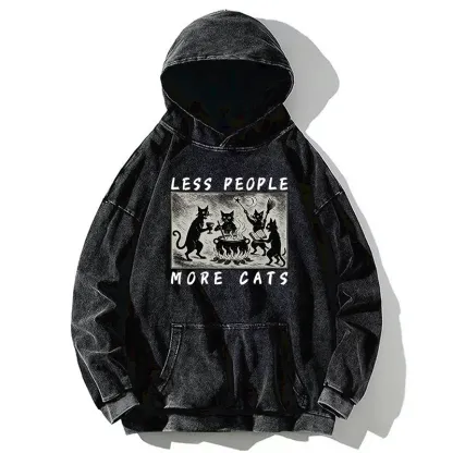 Tokyo-Tiger Cat Sacrifice Ceremony Washed Hoodie