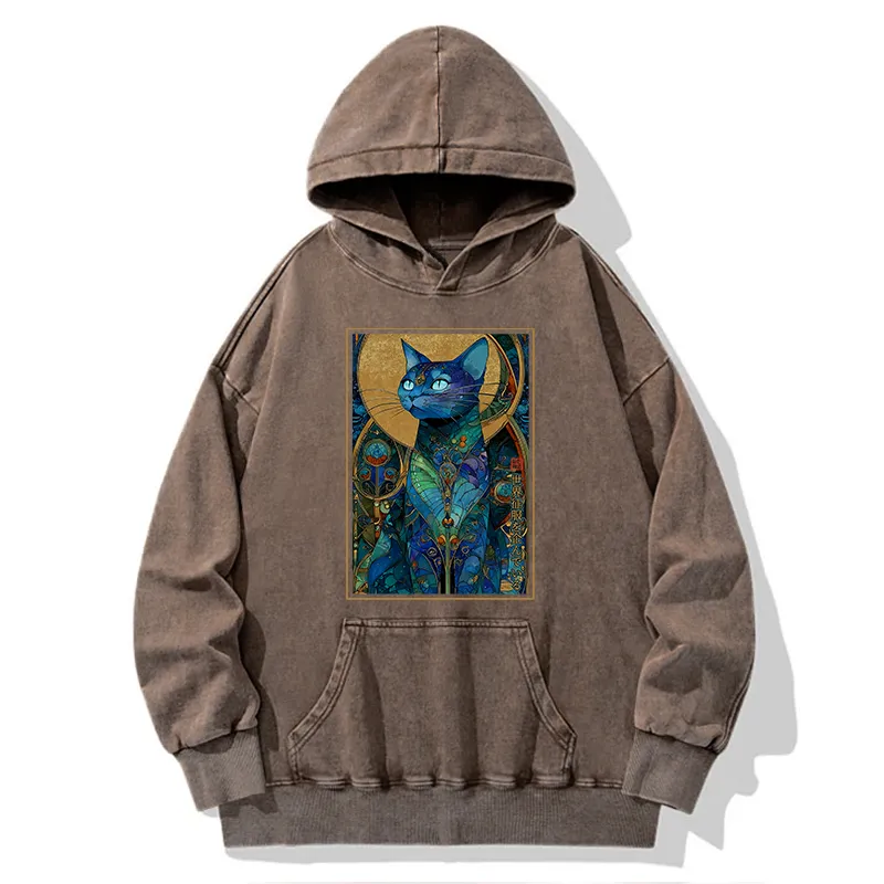 Tokyo-Tiger The Cat’s Plan To Rule Them All Washed Hoodie