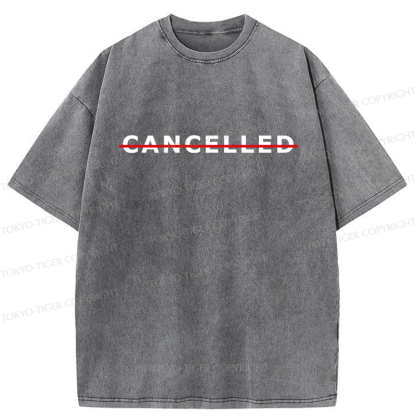 Tokyo-Tiger Cancelled Washed T-Shirt
