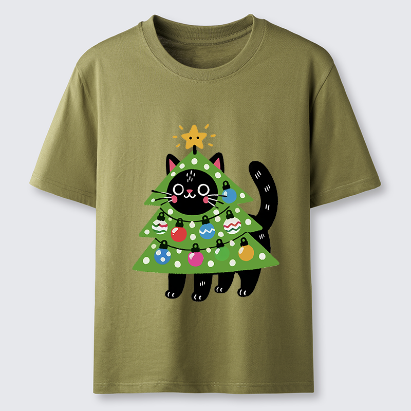 Tokyo-Tiger Christmas Tree Cat Classic T-Shirt