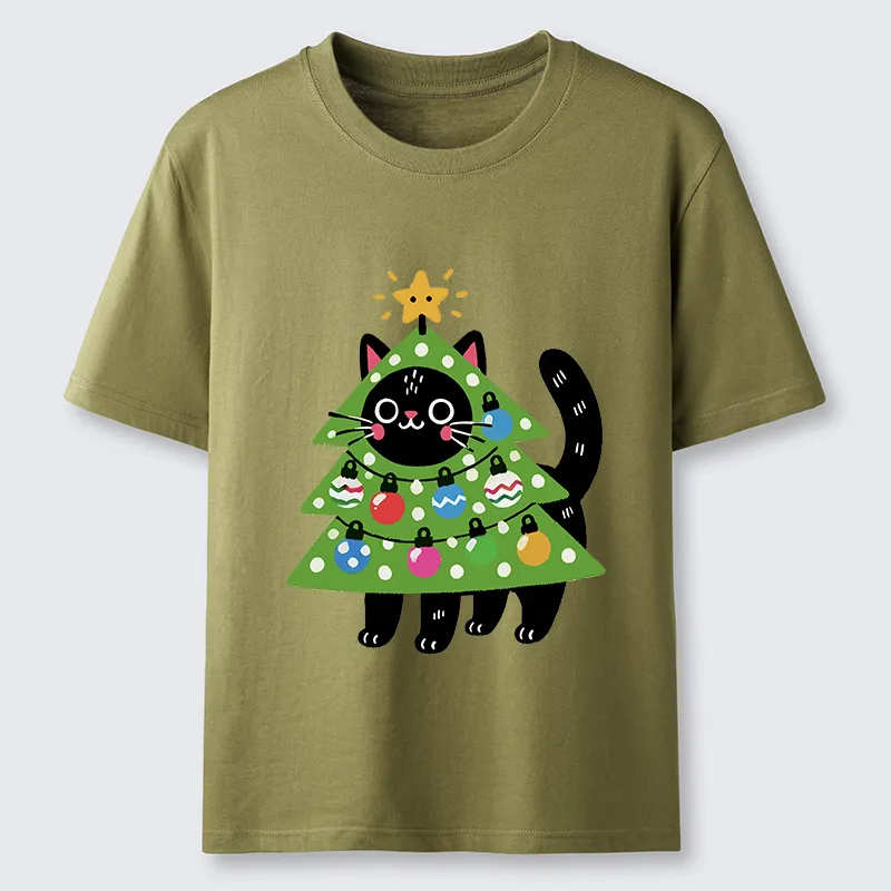 Tokyo-Tiger Christmas Tree Cat Classic T-Shirt