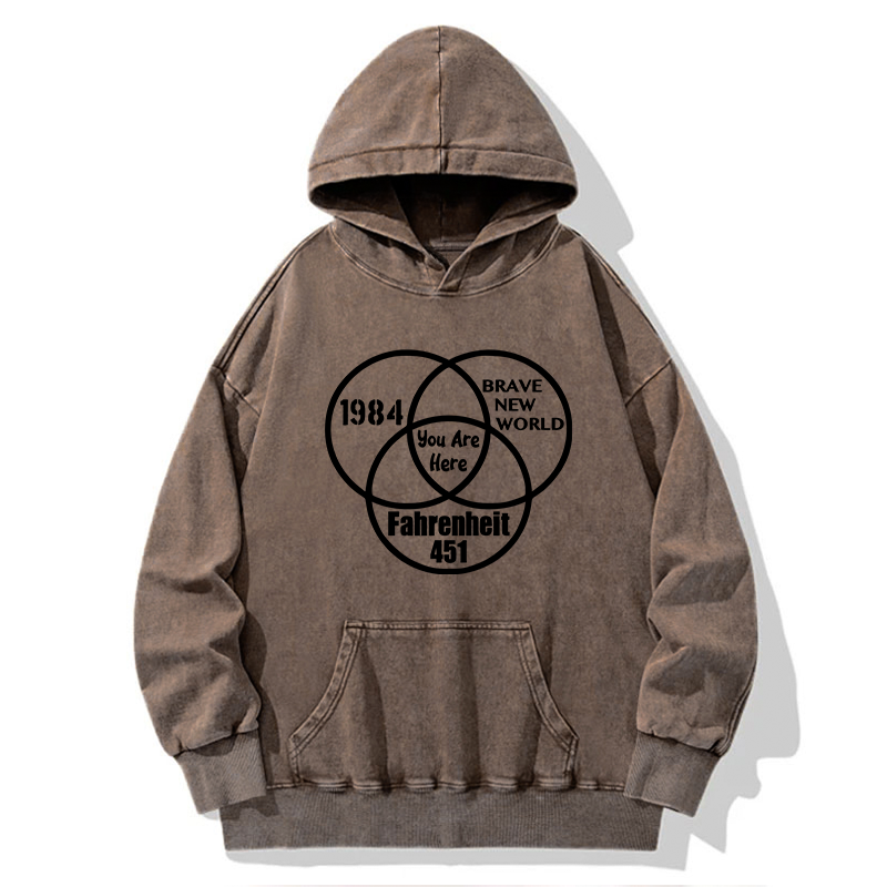 Tokyo-Tiger Multidimensional Thinking And Rebellion Washed Hoodie