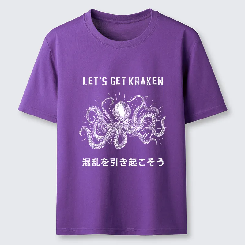 Tokyo-Tiger Funny Octopus：Let’s Get Kraken Classic T-Shirt