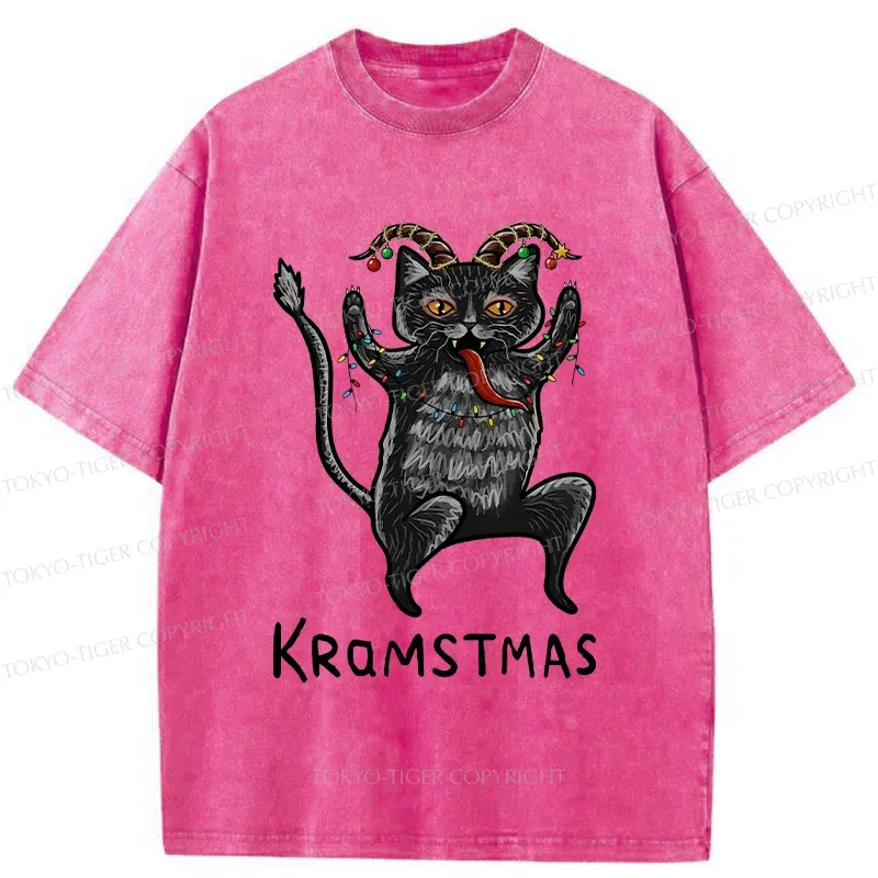 Tokyo-Tiger Kramstmas Japanese Washed T-Shirt