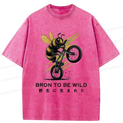 Tokyo-Tiger Wild Bee Washed T-Shirt