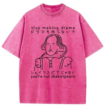 Tokyo-Tiger Stop Making Drama Washed T-Shirt