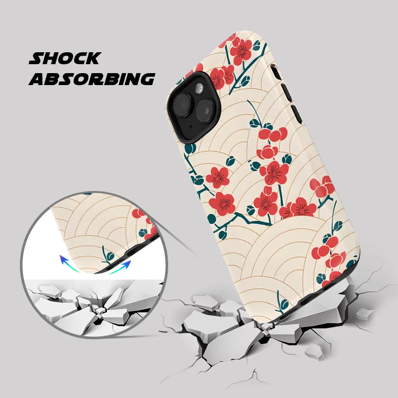 Tokyo-Tiger Blossom Wave Phone Case