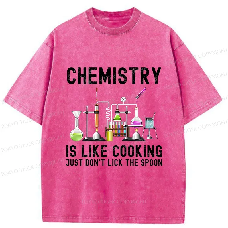 Tokyo-Tiger Interesting Chemistry Washed T-Shirt Sale