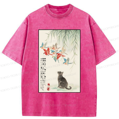 Tokyo-Tiger In the Company of Freedom Washed T-Shirt