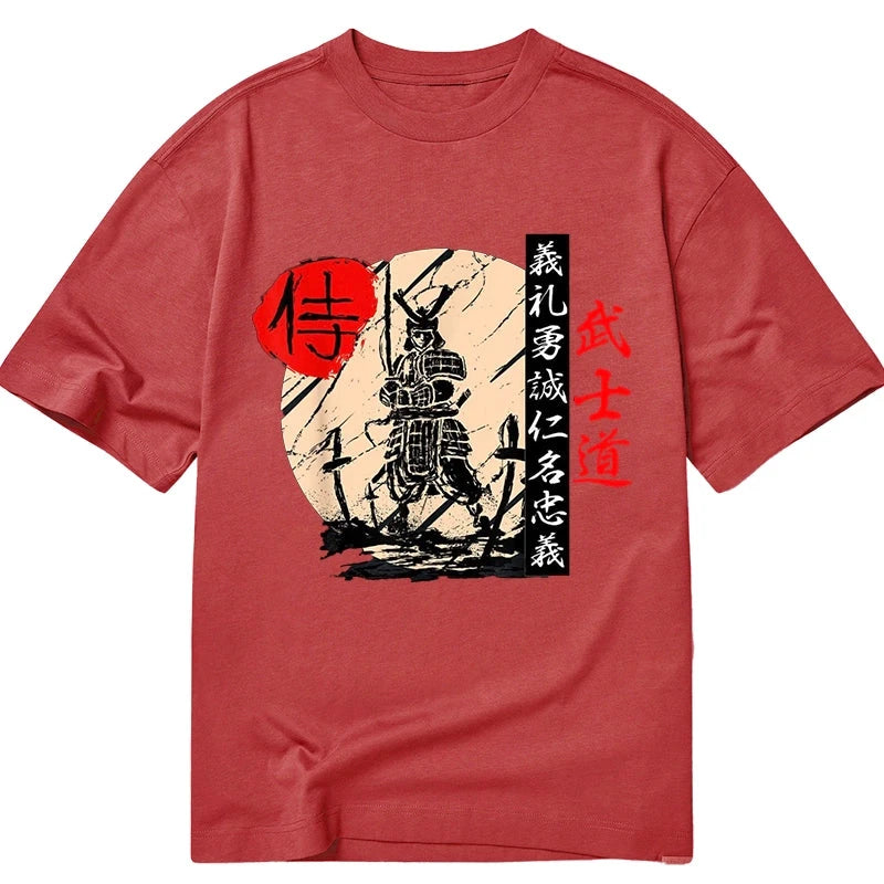 Tokyo-Tiger Japanese Samurai Warrior Bushido kanji Classic T-Shirt