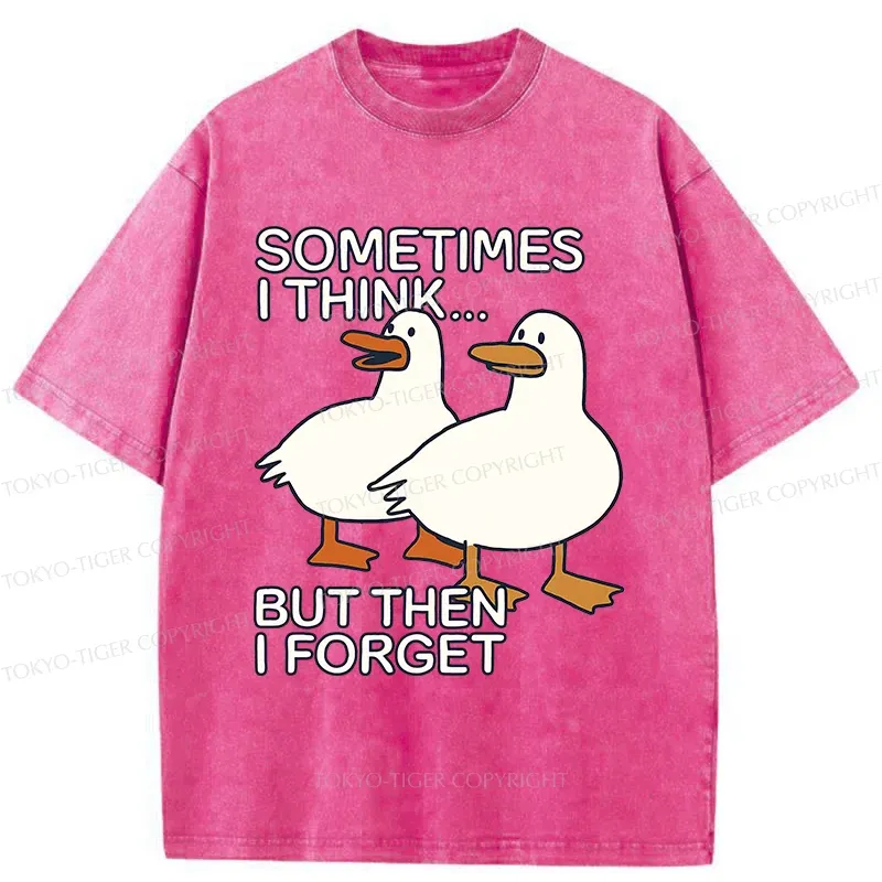 Tokyo-Tiger Funny Goose Washed T-Shirt