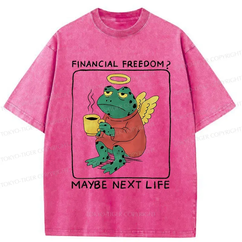 Tokyo-Tiger Frog Imagining The Future Washed T-Shirt