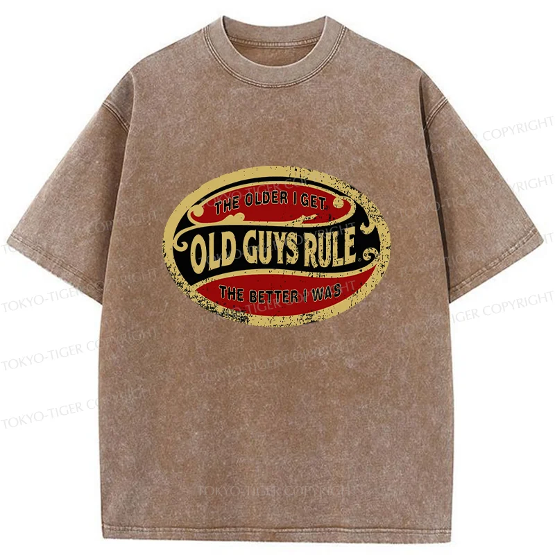 Tokyo-Tiger The Older I Get The Better I Was Washed T-Shirt