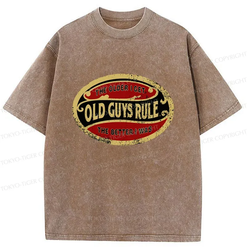 Tokyo-Tiger The Older I Get The Better I Was Washed T-Shirt