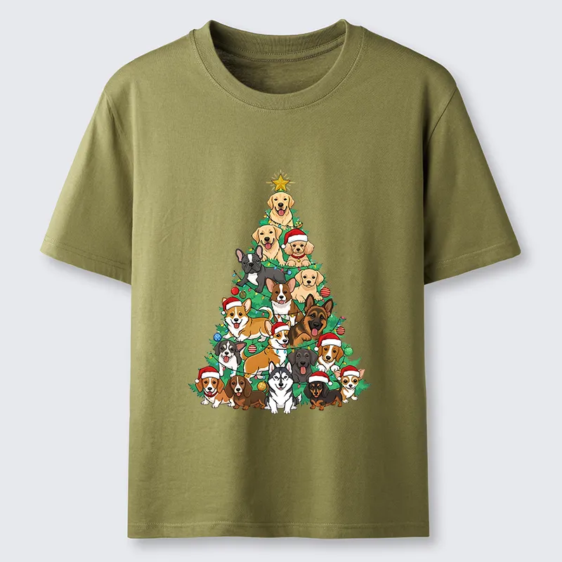 Tokyo-Tiger Christmas Tree Dog Funny Classic T-Shirt