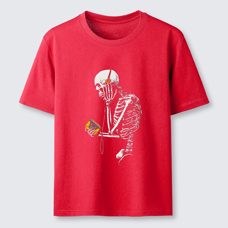 Tokyo-Tiger Skeleton Listening To Music Classic T-Shirt