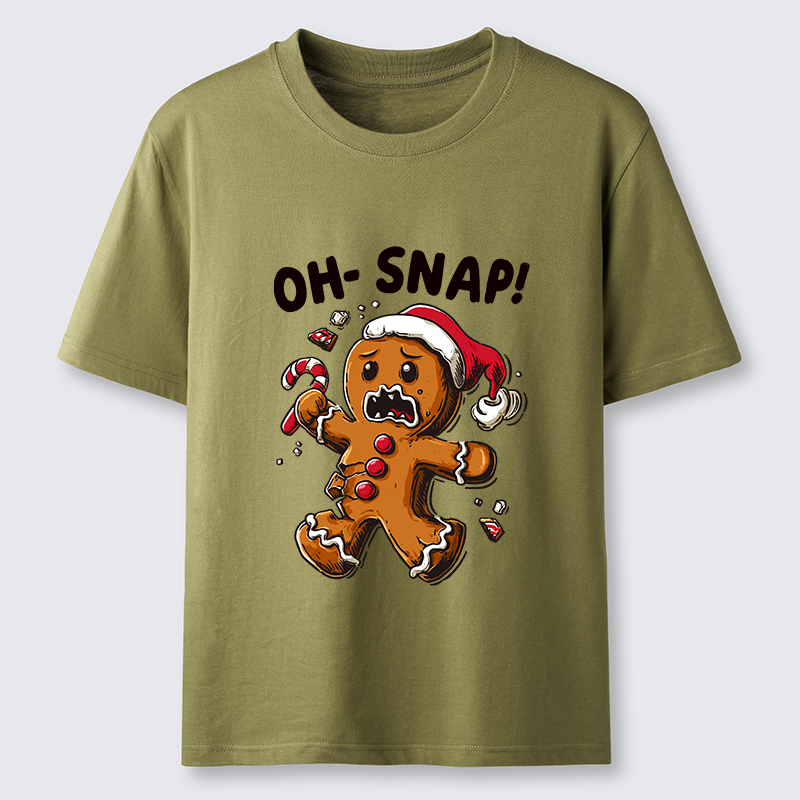 Tokyo-Tiger Oh Snap The Gingerbread Man's Christmas Chaos Classic T-Shirt