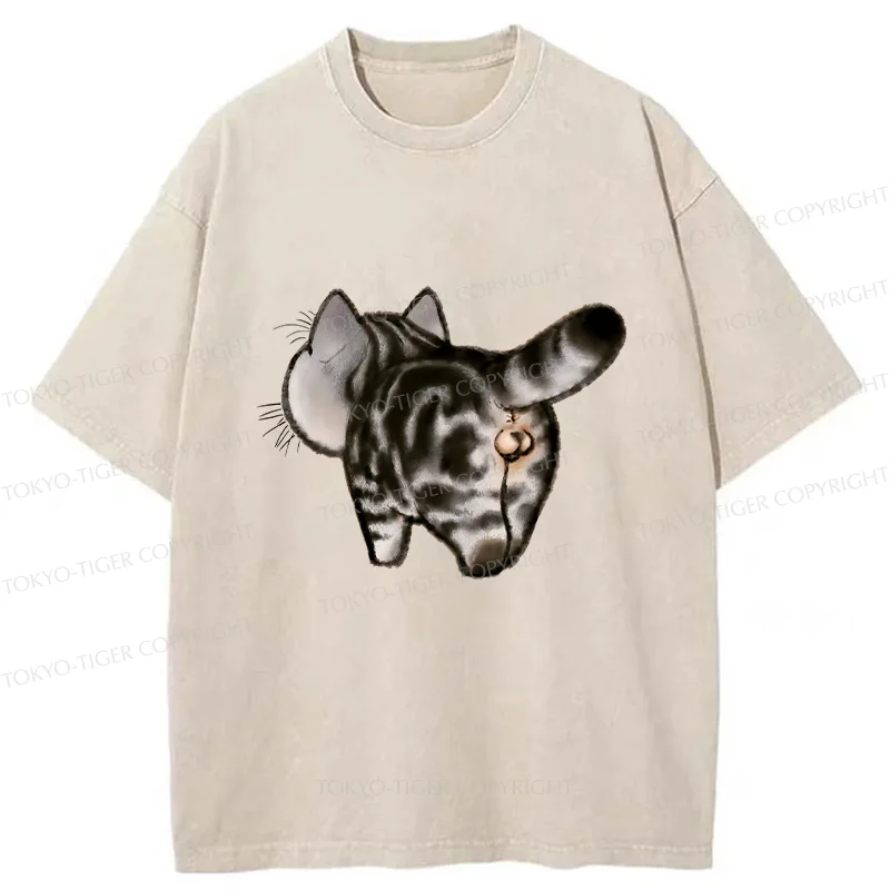 Tokyo-Tiger Cat's Back Washed T-Shirt