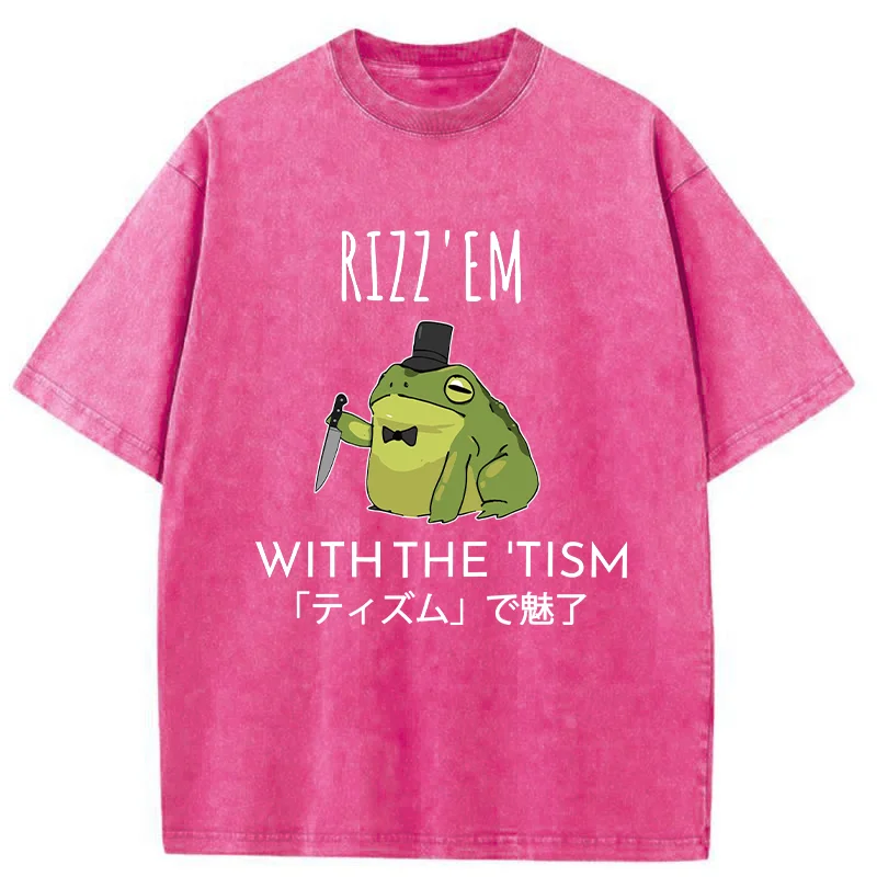 Tokyo-Tiger Gentleman Frog Killer Washed T-Shirt