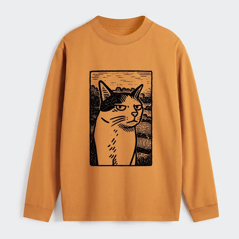 Tokyo-Tiger Cat's Hateful Eyes Classic Long Sleeve T-Shirt