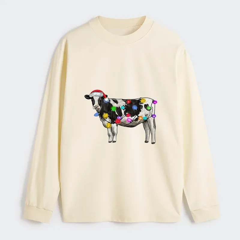 Tokyo-Tiger Christmas Cow Classic Long Sleeve T-Shirt Sale