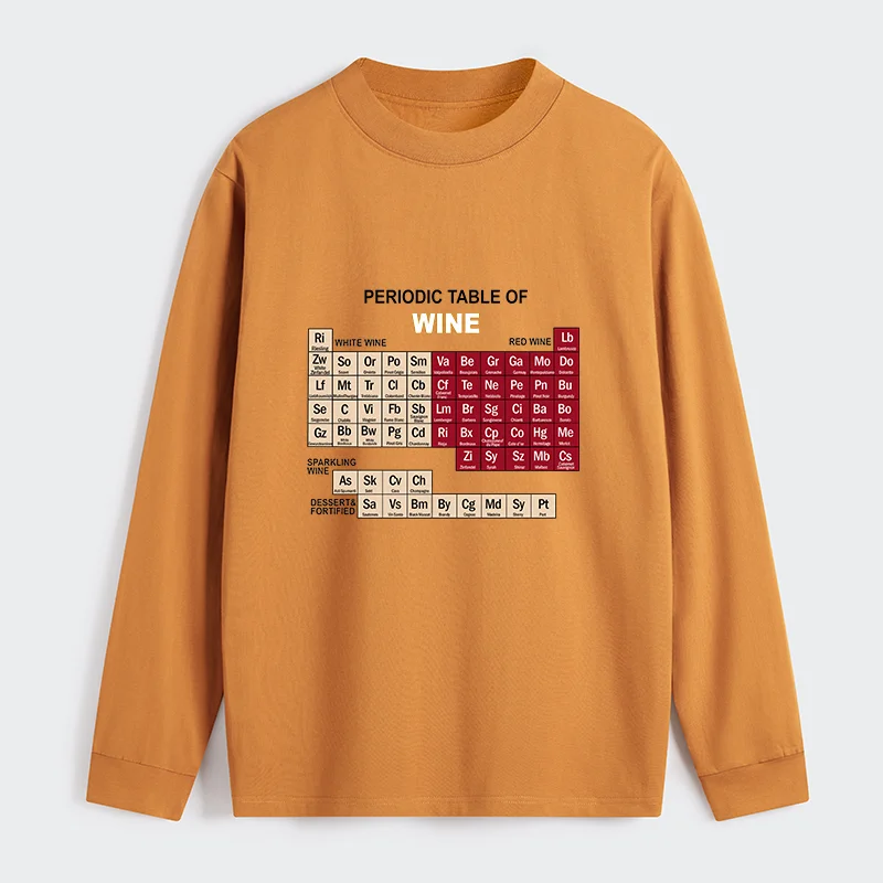 Tokyo-Tiger Table of Elements of Wine Classic Long Sleeve T-Shirt