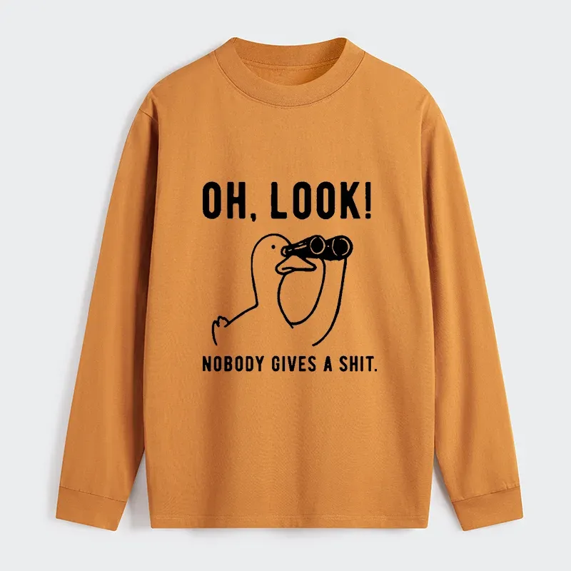 Tokyo-Tiger No One Cares About The Duck Classic Long Sleeve T-Shirt