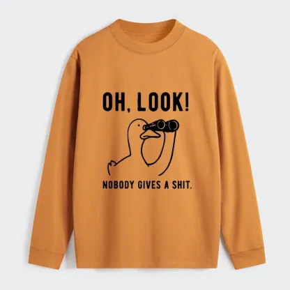 Tokyo-Tiger No One Cares About The Duck Classic Long Sleeve T-Shirt