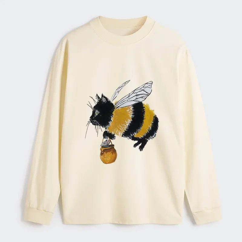 Tokyo-Tiger Catbee Funny Classic Long Sleeve T-Shirt