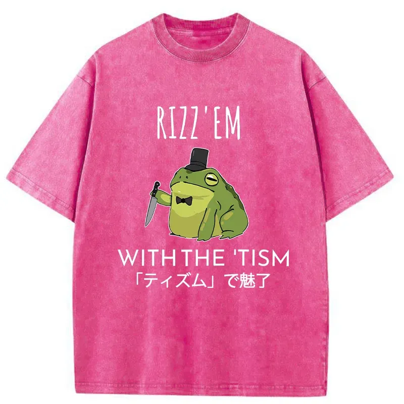 Tokyo-Tiger Gentleman Frog Killer Washed T-Shirt