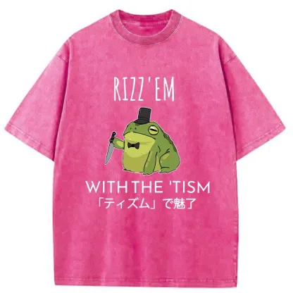 Tokyo-Tiger Gentleman Frog Killer Washed T-Shirt