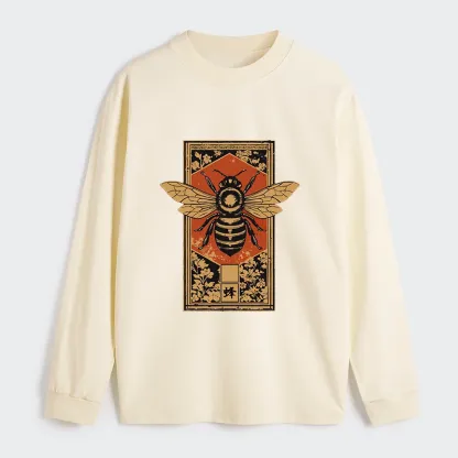 Tokyo-Tiger Japanese Bee Art Classic Long Sleeve T-Shirt