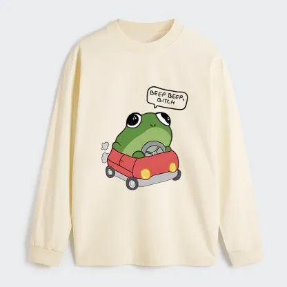 Tokyo-Tiger Frog Driving Classic Long Sleeve T-Shirt