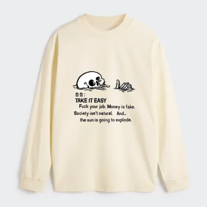 Tokyo-Tiger Skeleton Ridicule Classic Long Sleeve T-Shirt