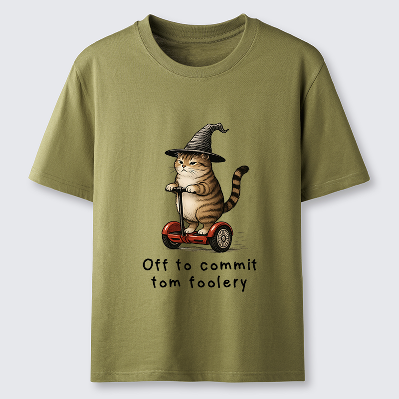 Tokyo-Tiger Orange Cat Riding Segway-style Classic T-Shirt