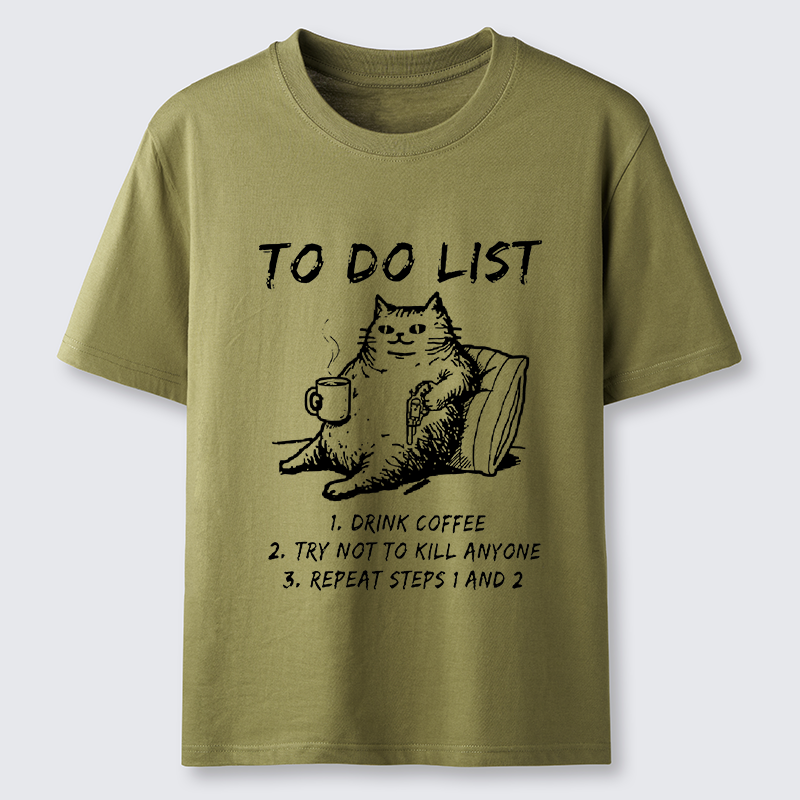 Tokyo-Tiger Cat's To-Do List Classic T-Shirt