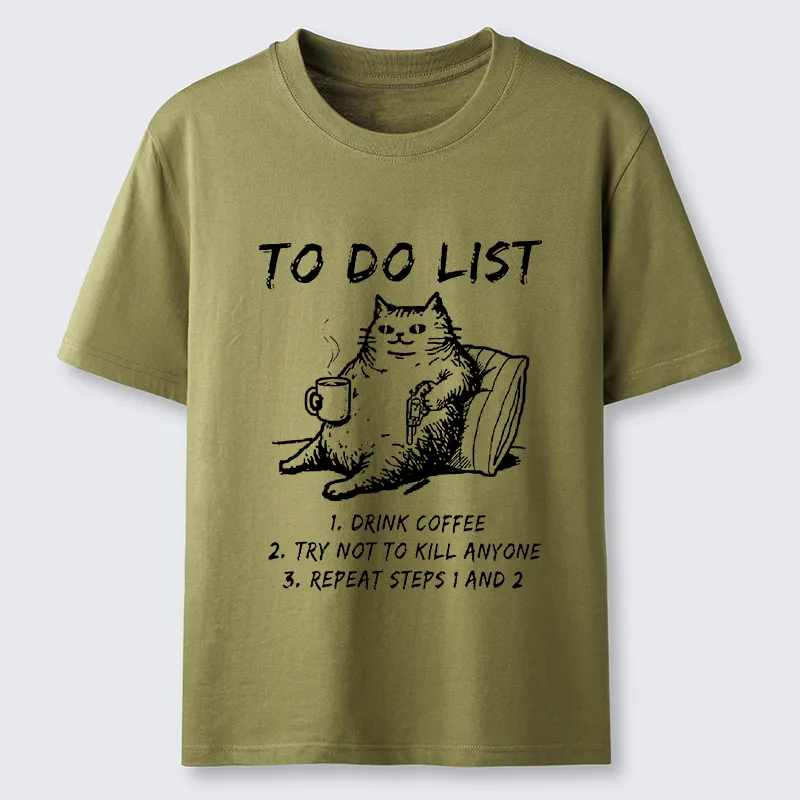 Tokyo-Tiger Cat's To-Do List Classic T-Shirt