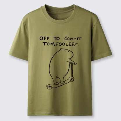 Tokyo-Tiger Capybara Is Ready To Do Something Bad Classic T-Shirt