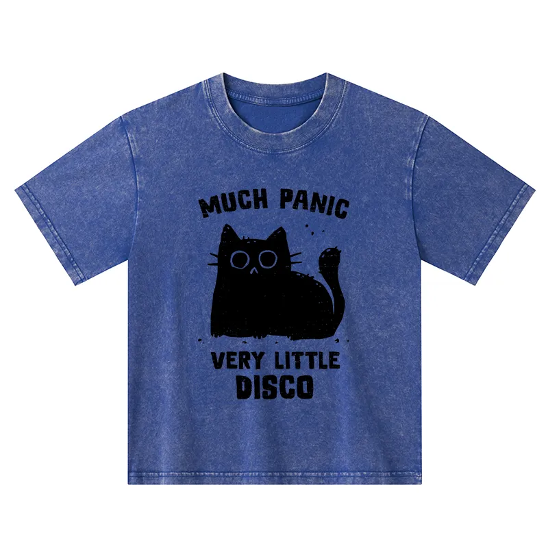 Tokyo-Tiger More Disco Funny Kids Washed T-Shirt