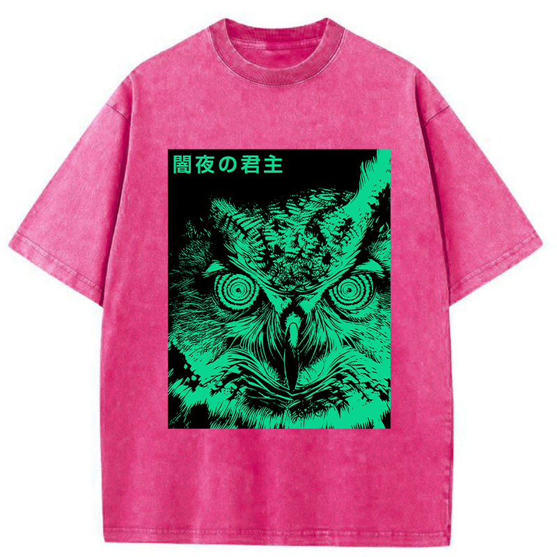 Tokyo-Tiger Lord Of The Dark Night Washed T-Shirt