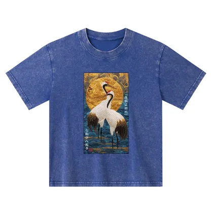 Tokyo-Tiger Fall Seven, Rise Eight - Haste Makes Waste Kids Washed T-Shirt