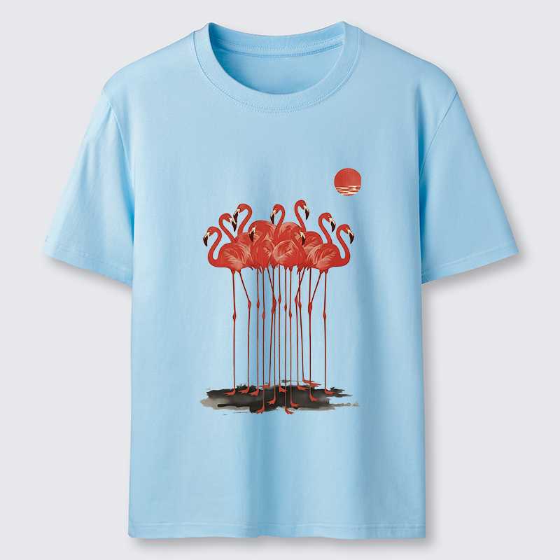 Tokyo-Tiger Flamingos at Dusk Classic T-Shirt