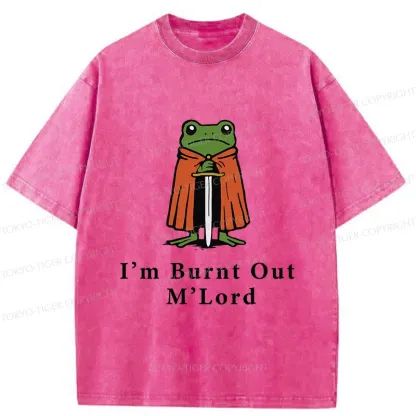 Tokyo-Tiger I’m Burnt Out M’Lord Washed T-Shirt